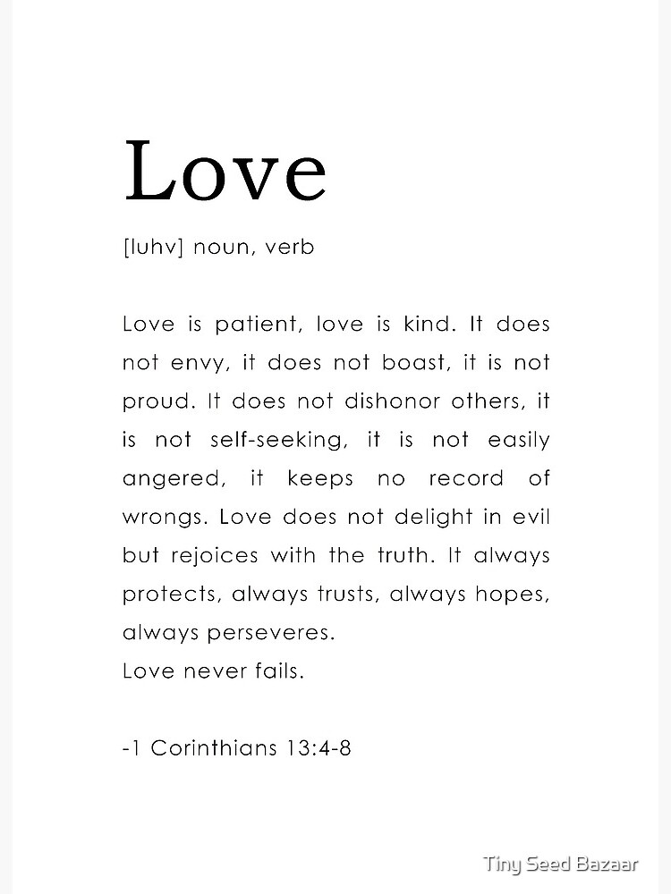 What Is The Definition Of Love In The Bible